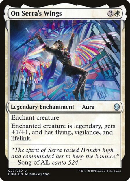 On Serra's Wings - Enchant creature