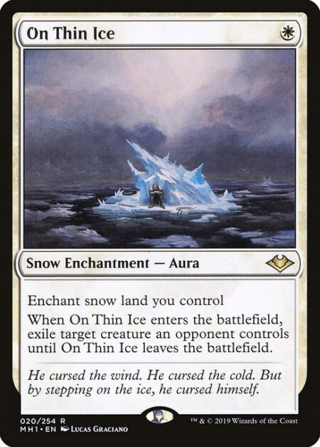 On Thin Ice - Enchant snow land you control