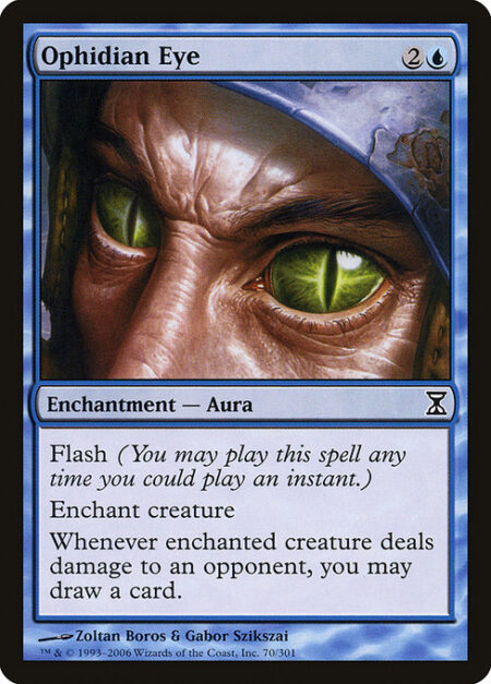 Ophidian Eye - Flash (You may cast this spell any time you could cast an instant.)