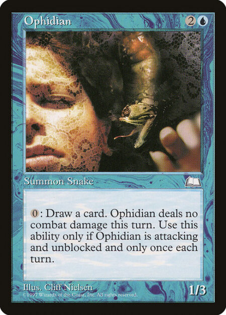 Ophidian - Whenever Ophidian attacks and isn't blocked