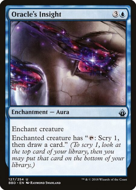 Oracle's Insight - Enchant creature