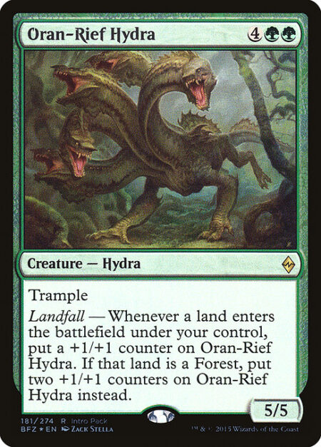 Oran-Rief Hydra - Trample