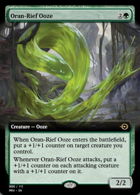 Oran-Rief Ooze - When Oran-Rief Ooze enters the battlefield