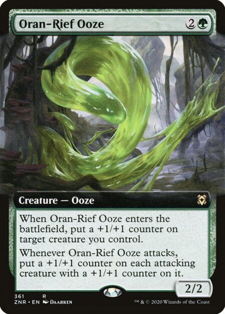 Oran-Rief Ooze - When Oran-Rief Ooze enters the battlefield