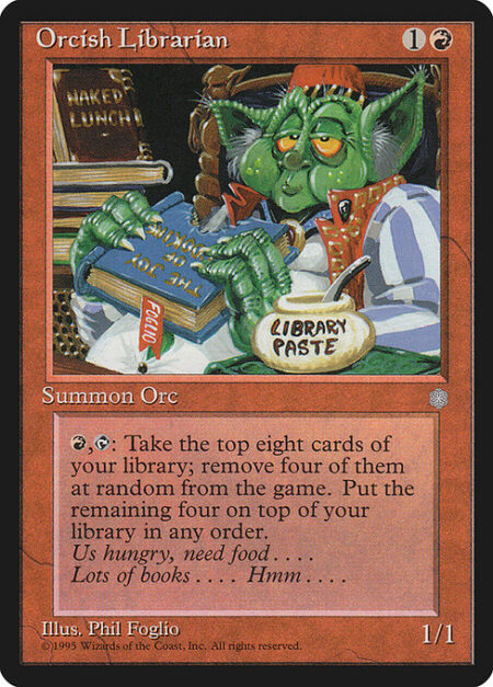 Orcish Librarian - {R}