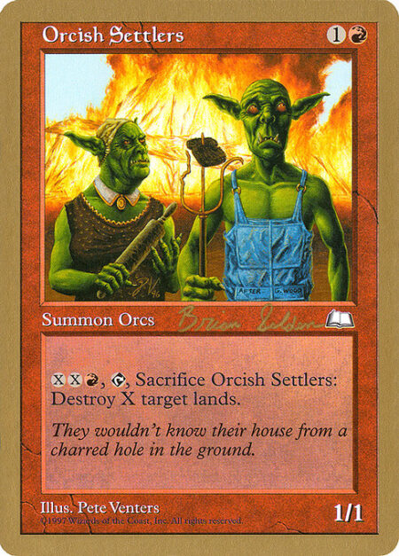 Orcish Settlers - {X}{X}{R}