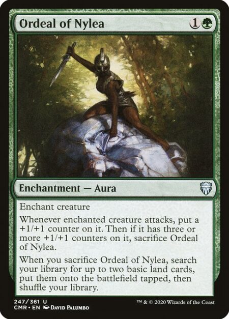 Ordeal of Nylea - Enchant creature