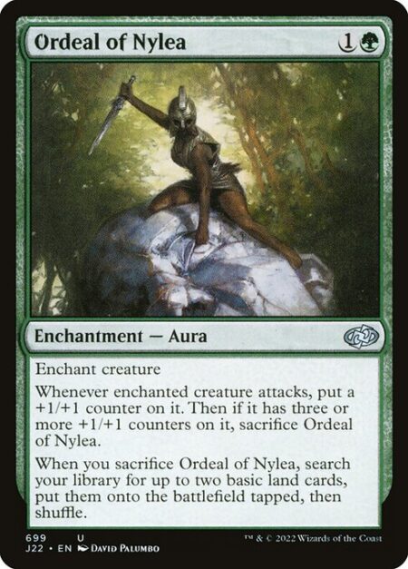 Ordeal of Nylea - Enchant creature