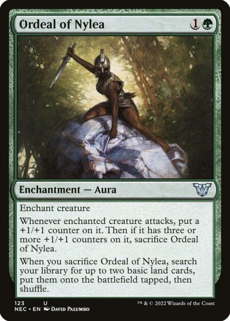 Ordeal of Nylea - Enchant creature