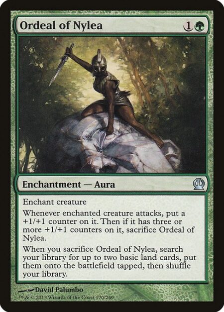 Ordeal of Nylea - Enchant creature