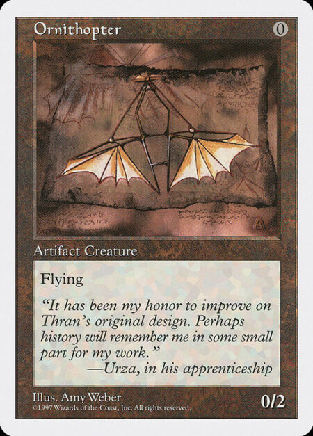 Ornithopter - Flying