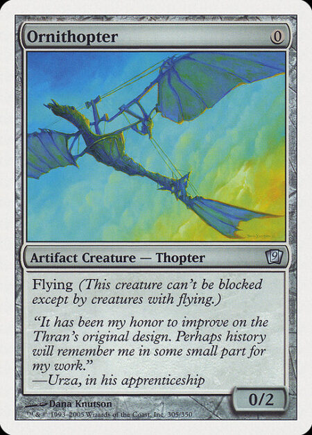 Ornithopter - Flying