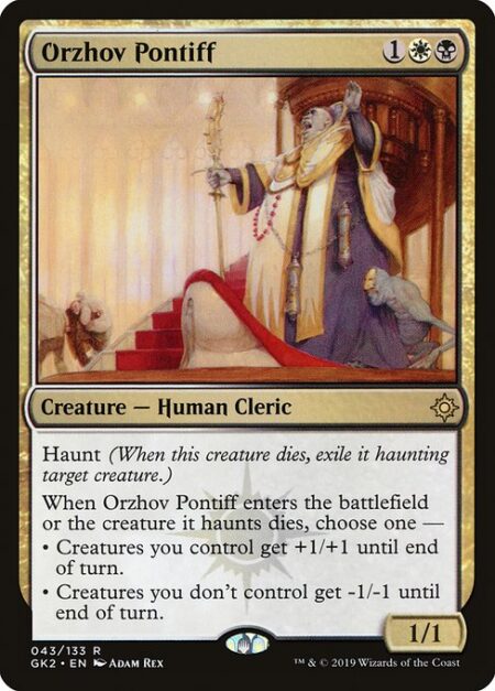 Orzhov Pontiff - Haunt (When this creature dies