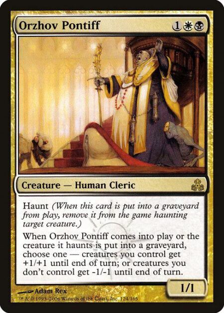 Orzhov Pontiff - Haunt (When this creature dies