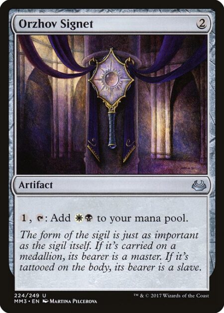 Orzhov Signet - {1}