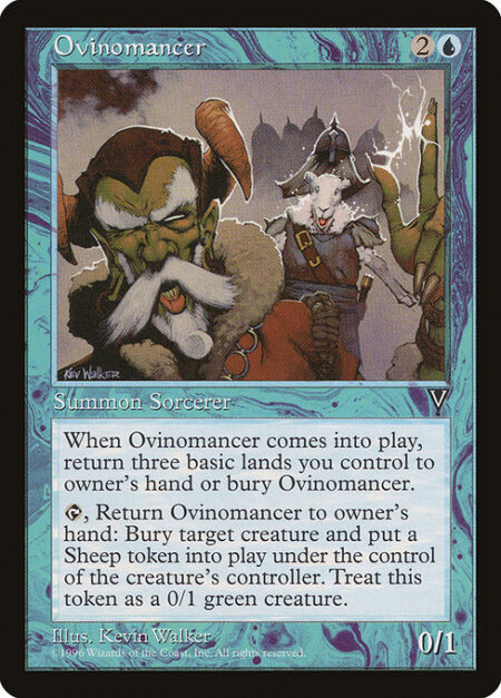 Ovinomancer - When Ovinomancer enters the battlefield