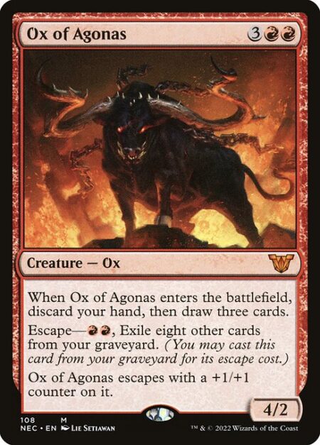 Ox of Agonas - When Ox of Agonas enters the battlefield