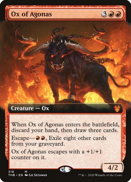 Ox of Agonas - When Ox of Agonas enters the battlefield