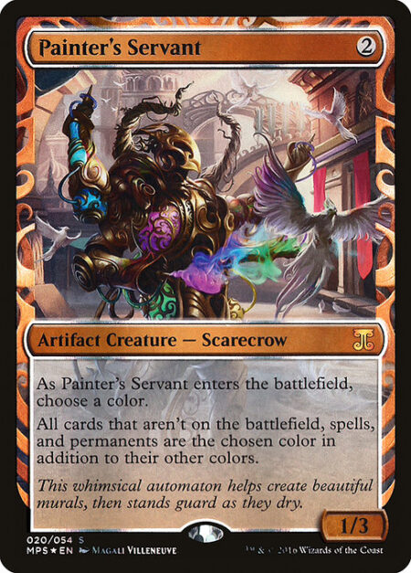 Painter's Servant - As Painter's Servant enters the battlefield