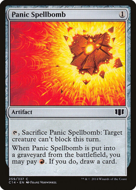 Panic Spellbomb - {T}