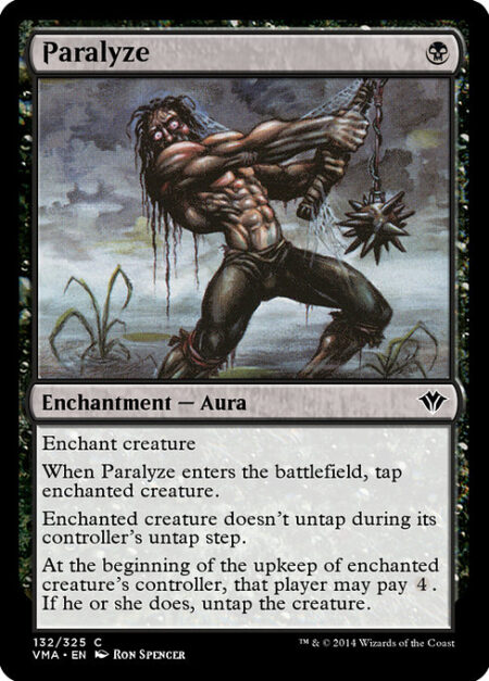 Paralyze - Enchant creature