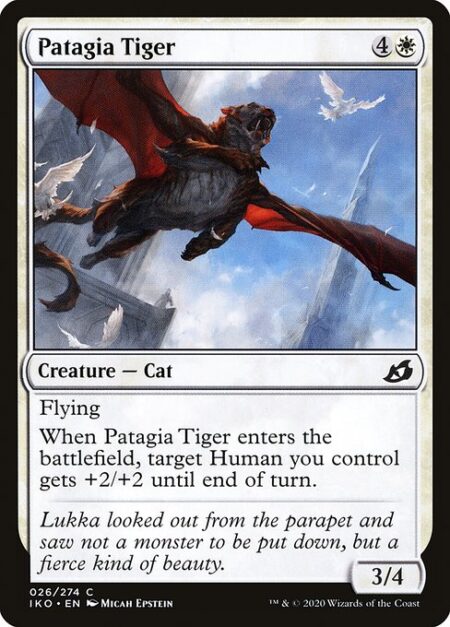 Patagia Tiger - Flying