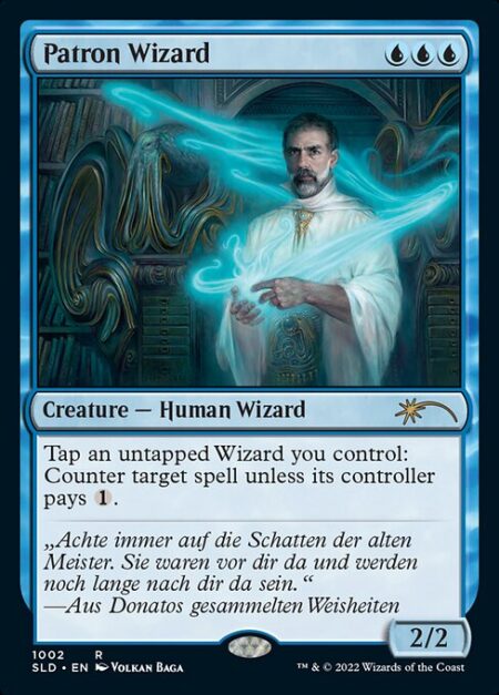 Patron Wizard - Tap an untapped Wizard you control: Counter target spell unless its controller pays {1}.