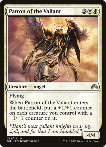 Patron of the Valiant - Flying