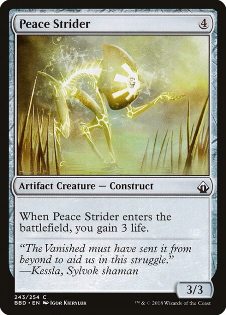 Peace Strider - When Peace Strider enters