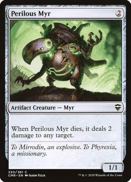 Perilous Myr - When Perilous Myr dies