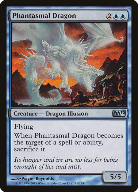 Phantasmal Dragon - Flying