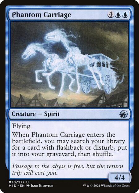 Phantom Carriage - Flying