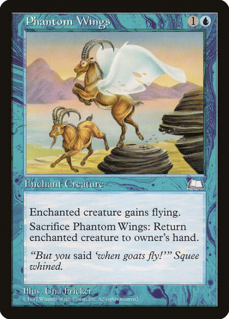 Phantom Wings - Enchant creature