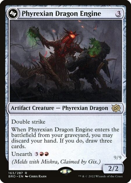 Phyrexian Dragon Engine - Double strike