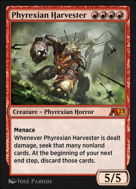 Phyrexian Harvester - Menace