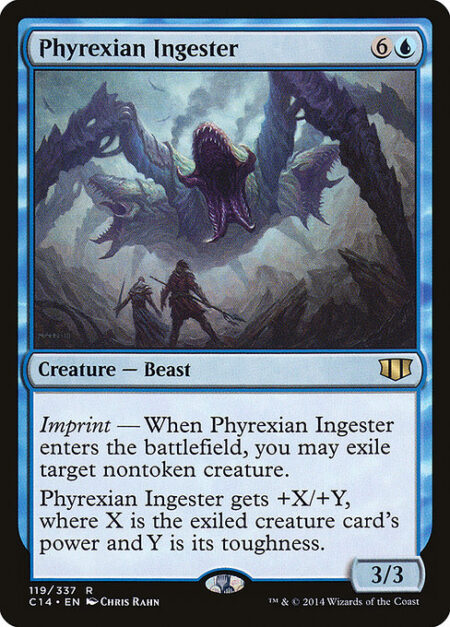 Phyrexian Ingester - Imprint — When Phyrexian Ingester enters the battlefield