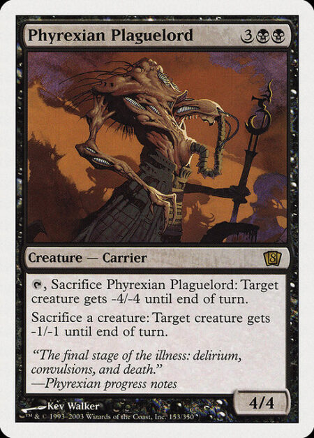 Phyrexian Plaguelord - {T}