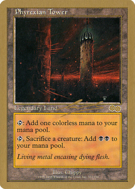 Phyrexian Tower - {T}: Add {C}.