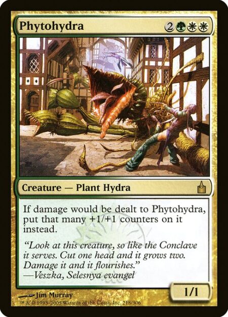 Phytohydra - If damage would be dealt to Phytohydra