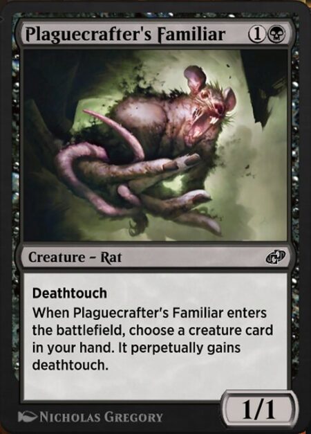 Plaguecrafter's Familiar - Deathtouch