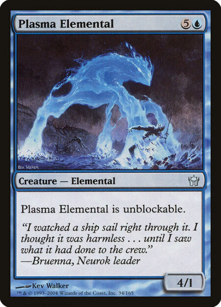 Plasma Elemental - Plasma Elemental can't be blocked.