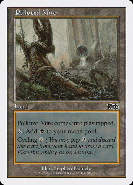 Polluted Mire - Polluted Mire enters tapped.