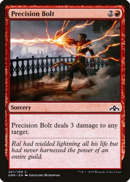 Precision Bolt - Precision Bolt deals 3 damage to any target.