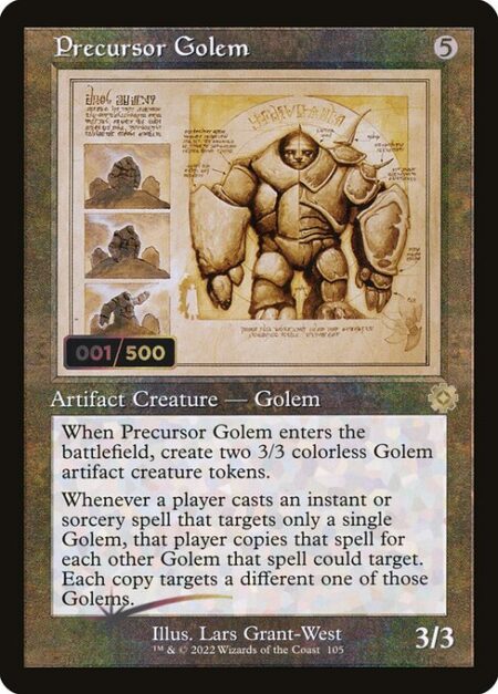 Precursor Golem - When Precursor Golem enters the battlefield