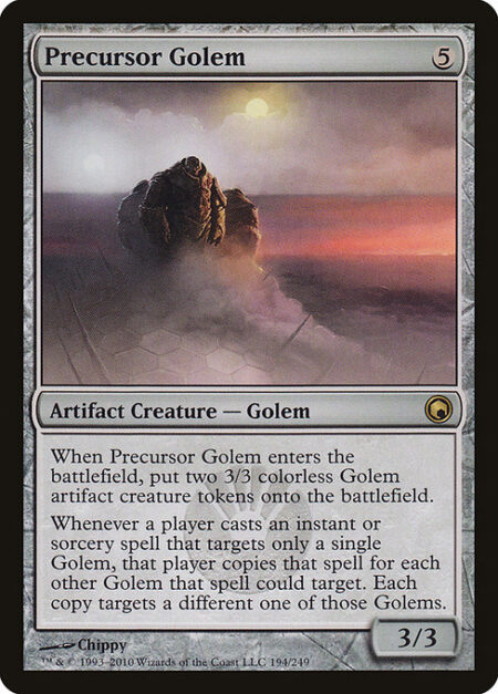 Precursor Golem - When Precursor Golem enters the battlefield