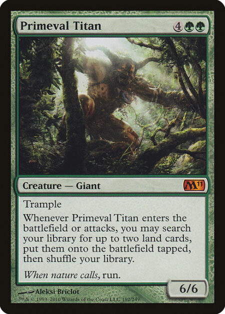 Primeval Titan - Trample