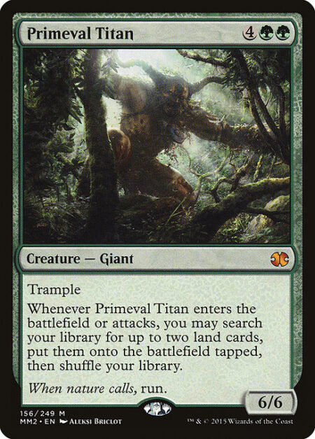 Primeval Titan - Trample