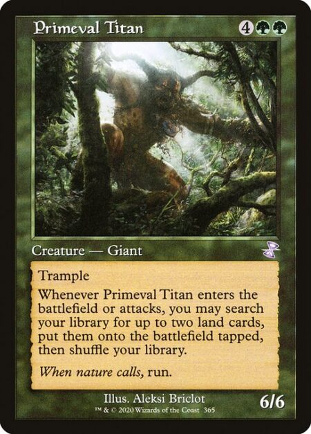 Primeval Titan - Trample