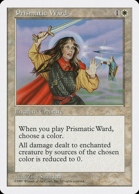 Prismatic Ward - Enchant creature