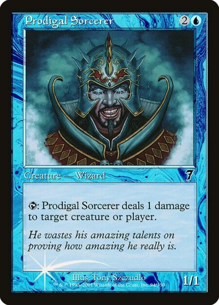 Prodigal Sorcerer - {T}: Prodigal Sorcerer deals 1 damage to any target.